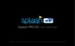 Splash PRO EX User Manual