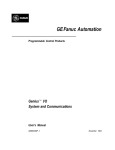 Genius I/O System and Communications User`s Manual, GEK