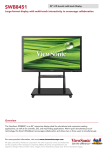Large-format display with multi-touch interactivity to encourage