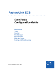 FactoryLink ECS Core Tasks Configuration Guide