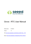 Grove - RTC User Manual