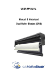 AMS Dual Roller Shades USER MANUAL