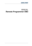Remote Programmer Manual XM3 v4.1