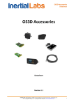 OS3D accessories datasheet