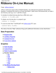 Ribbons Manual Help