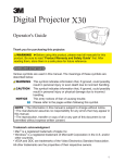 Digital Projector X30