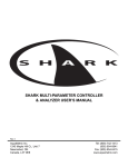 Aquametrix Shark-120 analytical controller user manual