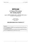 SPICAN, CANopen I/O-system (for analog inputs)