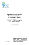 PathNet Transcriptional Reporter Lentivectors User Manual