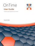 OnTime User Guide