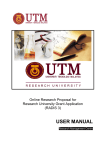 USER MANUAL - Research Management Centre (RMC)