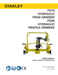 FG10-PG05 User Manual - Stanley Hydraulic Tools