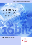 Infineon C164CI, C164CL, C164SI, C164SL User`s Manual