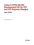 Xilinx UG201 Virtex-5 FPGA ML555 Development Kit for PCI and