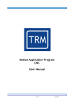 Motion Application Program CNC User Manual