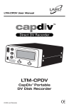 LTM-CPDV Mini Manual - Laird Digital Cinema