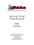 ValveTrain Spring Thing User Manual