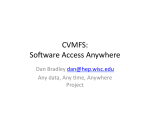 CVMFS:` Software`Access`Anywhere`