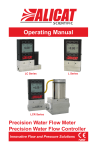 Alicat Liquid Flow Meter Controller Manual