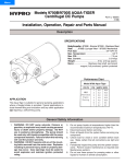 Models 9700B/9700S AQUA-TIGER Centrifugal