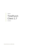 TimePunch Client 2.7