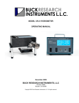 User`s Manual - Buck Research Instruments LLC