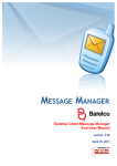 MessageManager Desktop Client User Manual