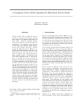 A Comparison of Two MCMC Algorithms for - CEUR