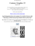 Century Graphic 23 camera manual, user manual, operating