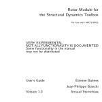 Rotor module for SDT, User Manual