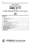 GMH 3111 - Greisinger