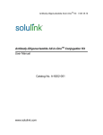 Antibody-Oligonucleotide All-in-One Conjugation Kit User Manual