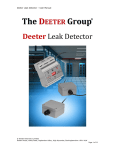 Deeter Leak Detector System