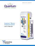 Quantum™ Wound Treatment System User`s Manual