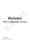 BioSense WEB User Manual - Chiyu