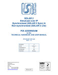 DTS-Solar2 P25 Technical Information