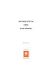 System Operation Manual - Welcome Page