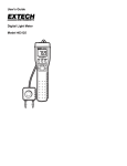 User`s Guide Digital Light Meter Model 403125