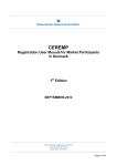 CEREMP Registration User Manual for Market