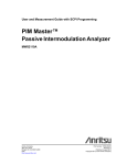 MW82119A User Manual