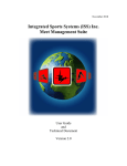 Integrated Sports Systems (ISS) Inc. Meet Management Suite