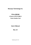 PCIe-USB380/340 User`s Manual