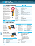 Fluke Leakage Clamp Meter Hioki AC Power Monitors