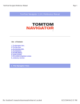 TomTom Navigator Reference Manual