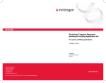 User Manual ProtoArray® Immune Response Biomarker Profiling