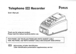 Forus FSC-1000 Manual