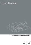 RS485 Surveillance Keyboard