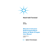 Hand-held Terminal - Agilent Technologies