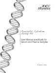 Procarta® Cytokine Assay Kit User Manual specifically