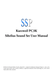 Kurzweil PC3K Sound Set User Manual